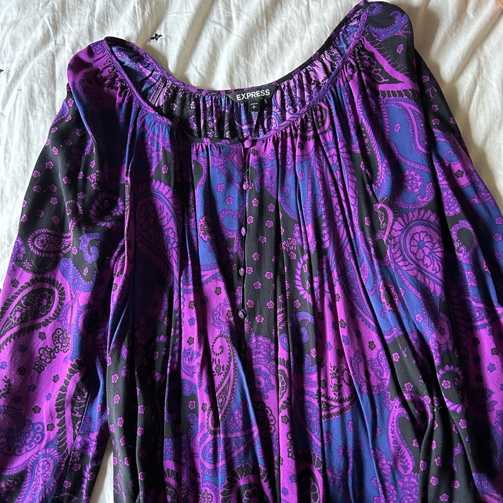 Express Boho Too - Purple & Flowy